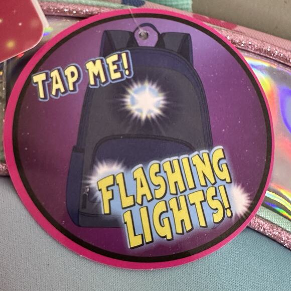 Disney Jasmine Moana Aurora Cinderella Girls 17 inch Light Up Backpack New - Picture 6 of 7